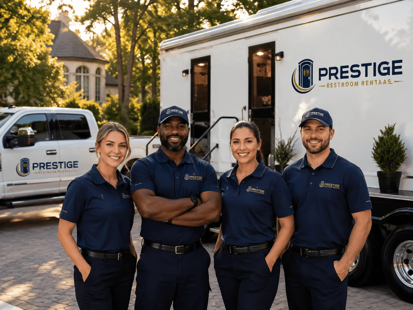 Trusted Luxury Portable Restrooms company in Hampton, KY